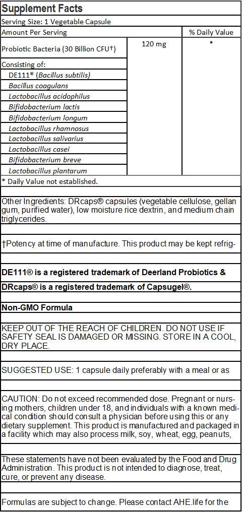 30 Billion Biotics Gastrointestinal Support