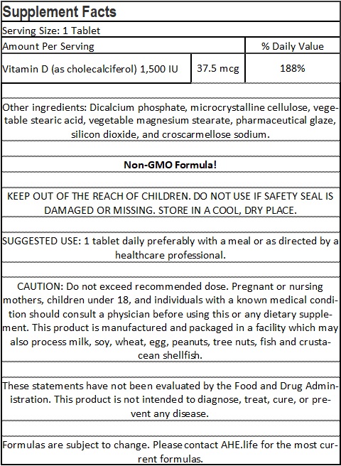 Vitamin D-3 1,500 IU Advanced Formula