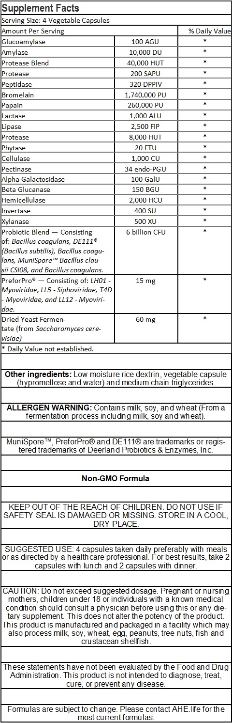 Digest Plus Pre-Pro-Postbiotics Comprehensive Intestinal Tract Support Formula