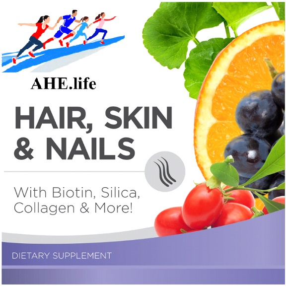 Hair Skin Nails Complex with Biotin, Silica, Collagen & More