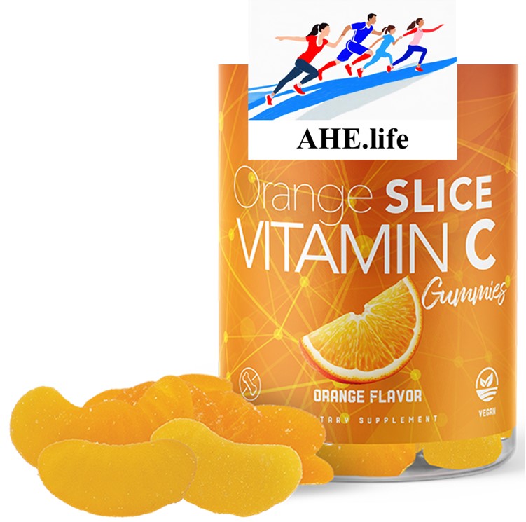 Vitamin C Gummy Slices Natural Orange Flavor